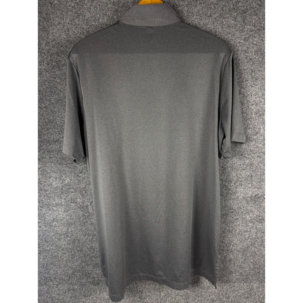 Polo Ralph Lauren Performance Mens Medium Gray Short Sleeve Pony Logo Polo Shirt - Picture 3 of 8